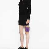 POLO RALPH LAUREN - Women Cable Knit Cotton V Neck Sweater