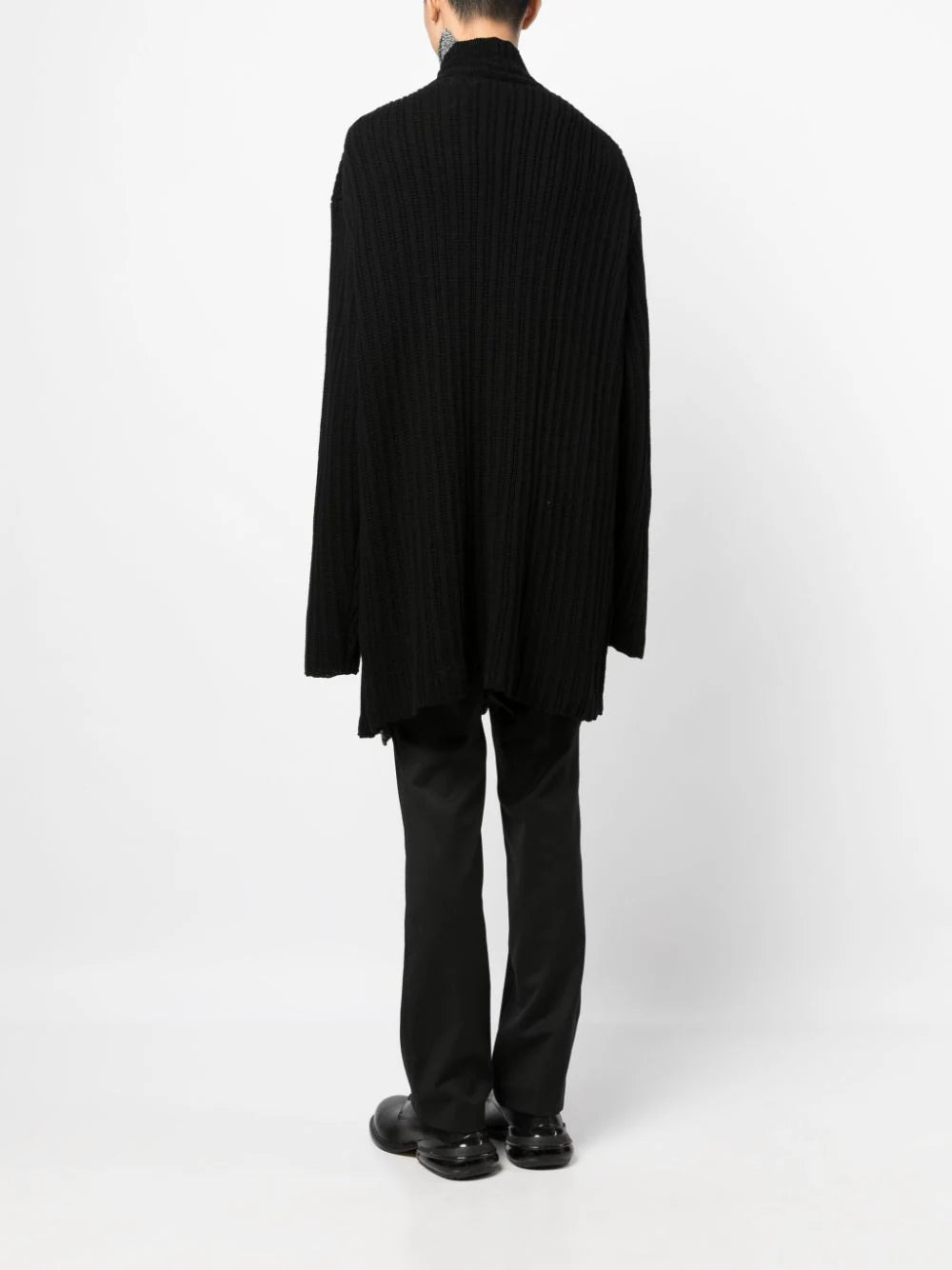 YOHJI YAMAMOTO POUR HOMME Layered Turtleneck Cardigan – Atelier