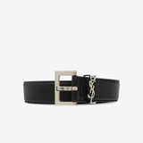 SAINT LAURENT - Men Cassandre Lamb Belt