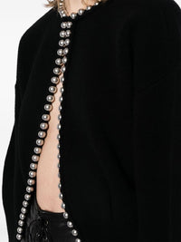 ALEXANDER WANG - Women Cropped Cardigan With Ball Chain Necklace