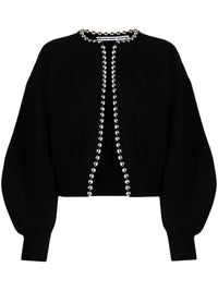 ALEXANDER WANG - Women Cropped Cardigan With Ball Chain Necklace