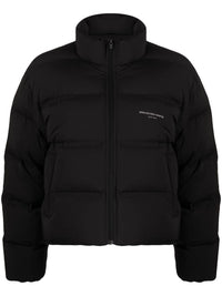 ALEXANDER WANG - Women Jacquard Channel Cropped Puffer W/ Reflective Logo