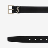 SAINT LAURENT - Men Cassandre Lamb Belt