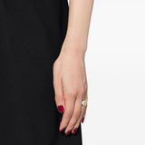 MAOR - Meek Ring Oval Top in Silver and Yellow Gold