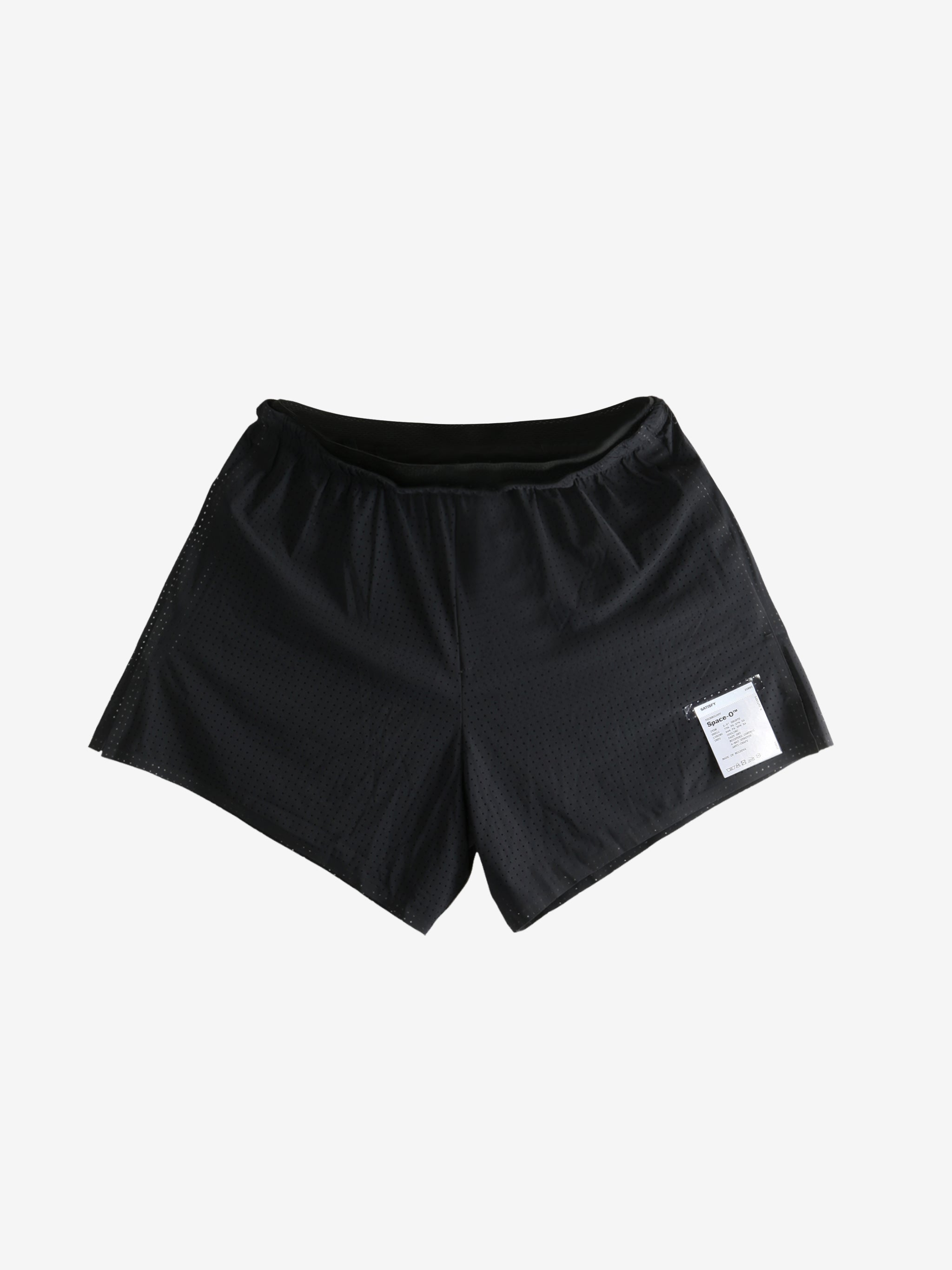 Black shorts, front view