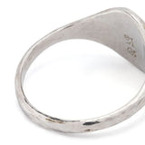 WERKSTATT MUNCHEN - Classic Hammered Signet Ring