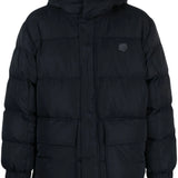 MAISON KITSUNE - Men Nylon W Tonal Fox Head Patch Hooded Puffer