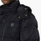 MAISON KITSUNE - Men Nylon W Tonal Fox Head Patch Hooded Puffer