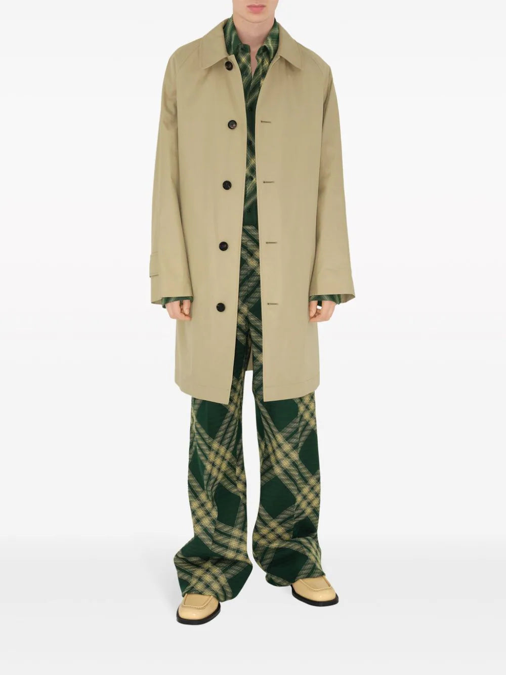 Knee length raincoat 2024 mens