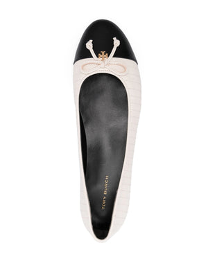 TORY BURCH - Women Cap-Toe Quilted Ballet Shoes