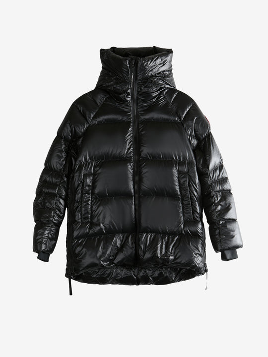 Black coat, front view