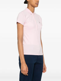 POLO RALPH LAUREN - Women Stretch Mesh Julie Polo Slim Short Sleeve Polo Shirt