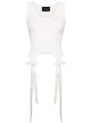 SIMONE ROCHA - Women W/ Bow Tails Easy Tank