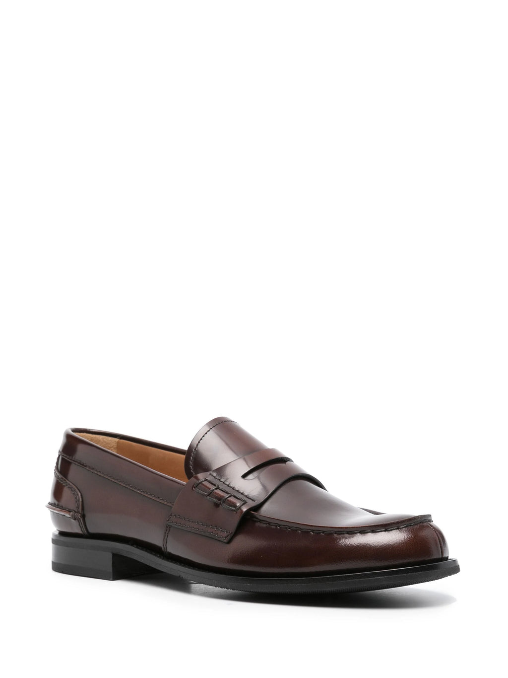 CHURCH'S - Women Pembrey W5 Polished Fume Loafers