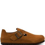 BIRKENSTOCK - London Suede Leather Regular Slippers