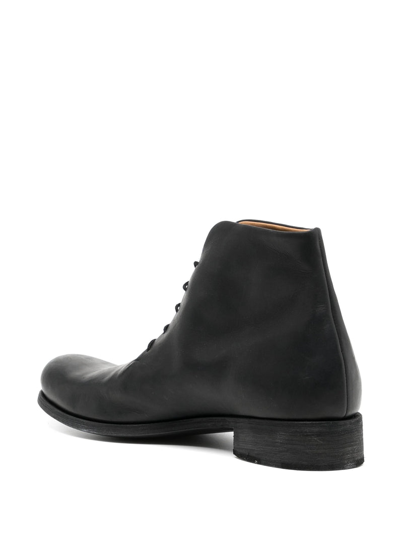 MA+ Men One Piece Leather Short Boots