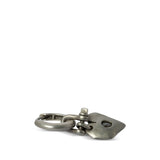 PARTS OF FOUR - Jazz's Solid Heart Earring (Extra Small, 0.2 CT, Tiny Faceted Diamond Slab, DA+FCDIA)