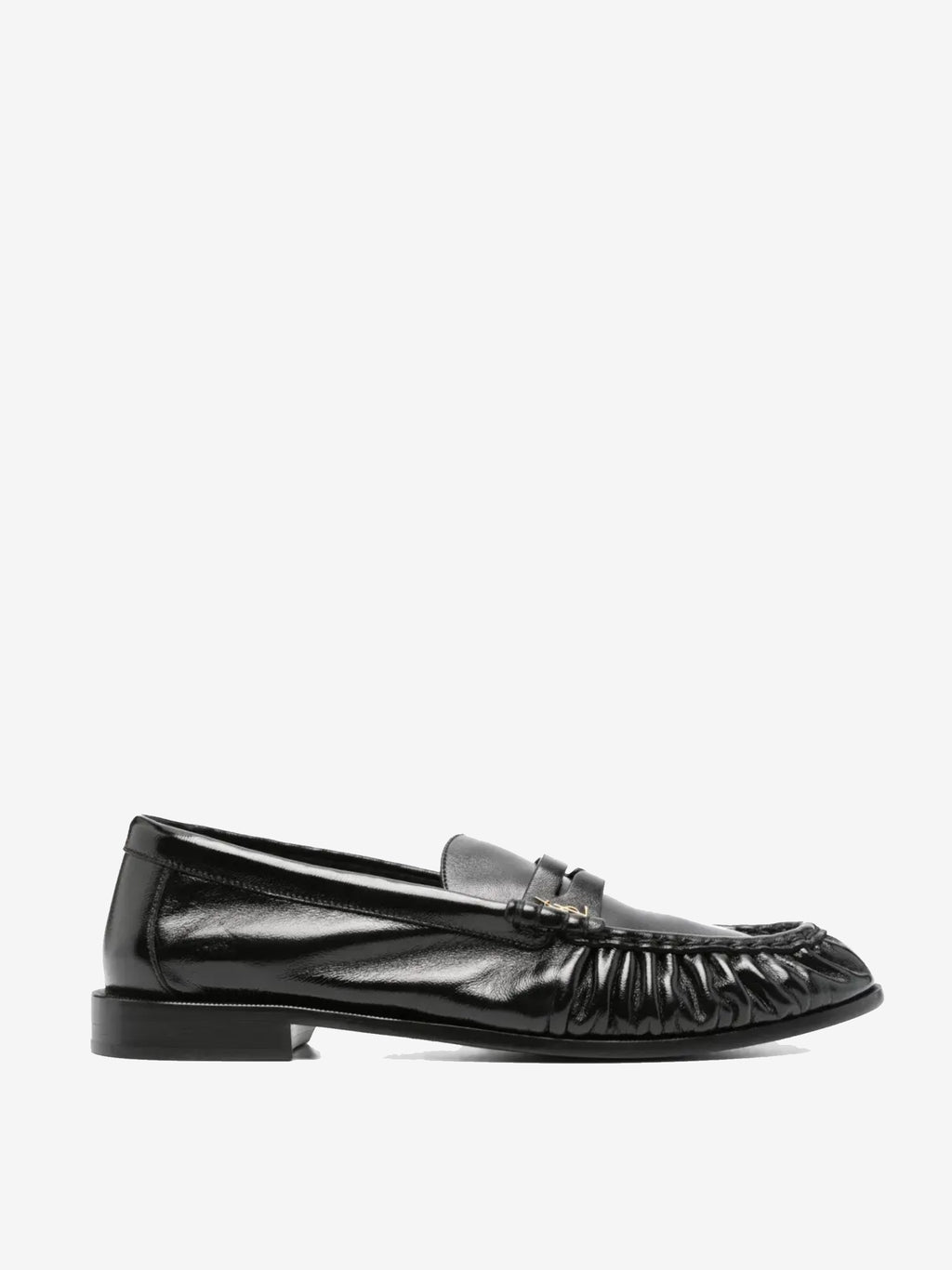 SAINT LAURENT - Men Nappa Sugar/Galv Oro Antico 15 Moc Le Loafer Shoes