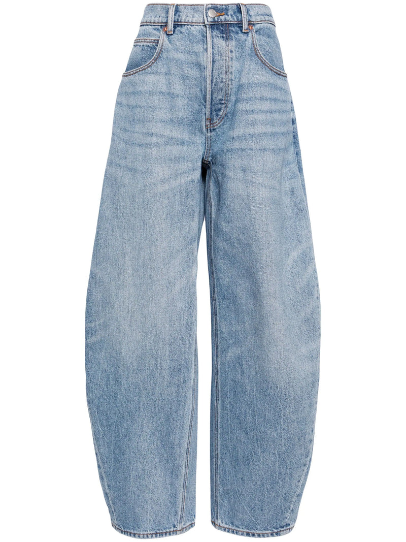 ALEXANDER WANG - Women Oversized Rounded Low Rise Jean