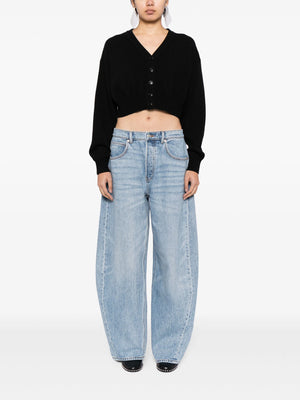 ALEXANDER WANG - Women Oversized Rounded Low Rise Jean