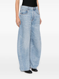 ALEXANDER WANG - Women Oversized Rounded Low Rise Jean