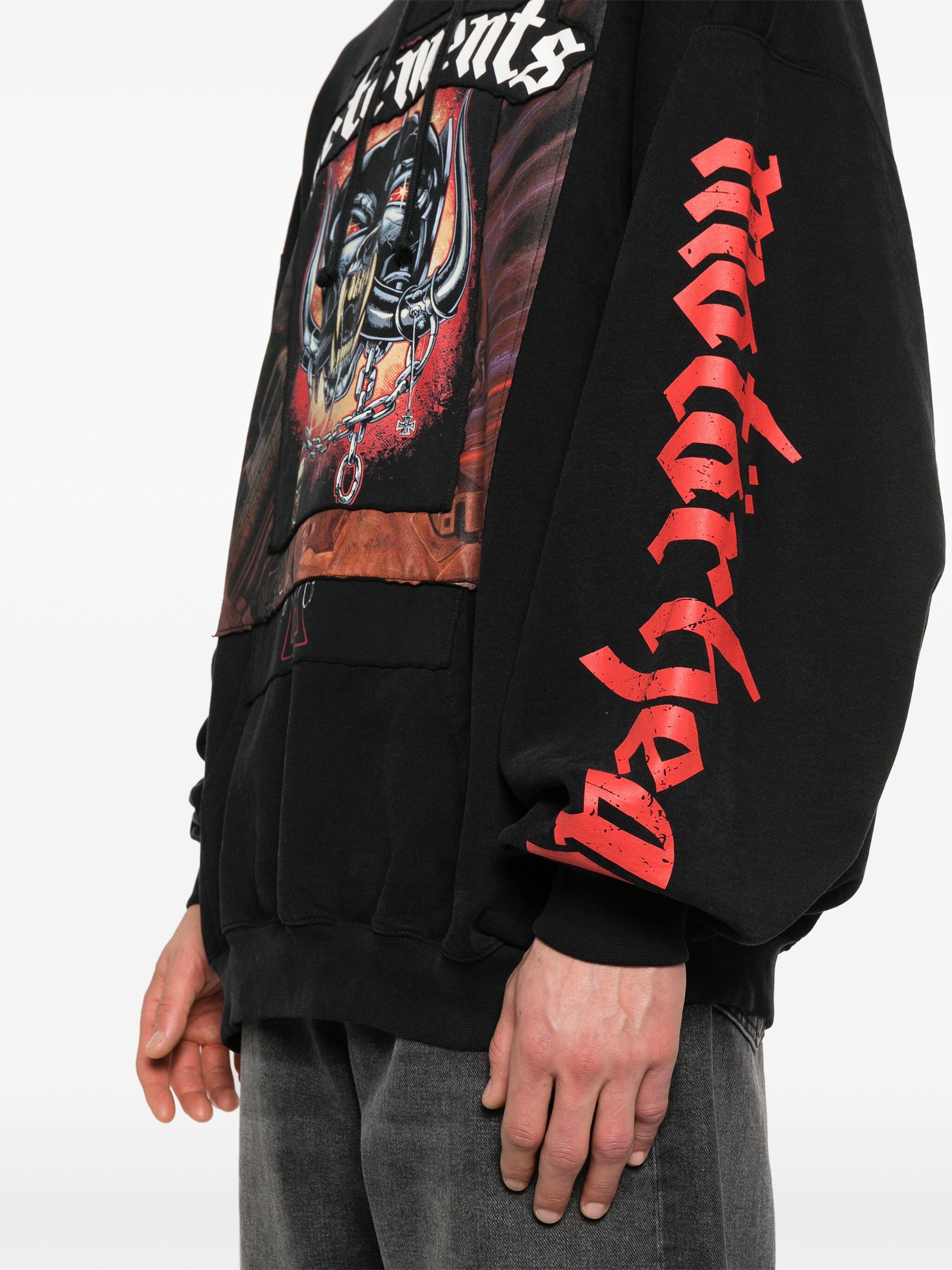 VETEMENTS Men Motorhead Patched Hoodie – Atelier New York