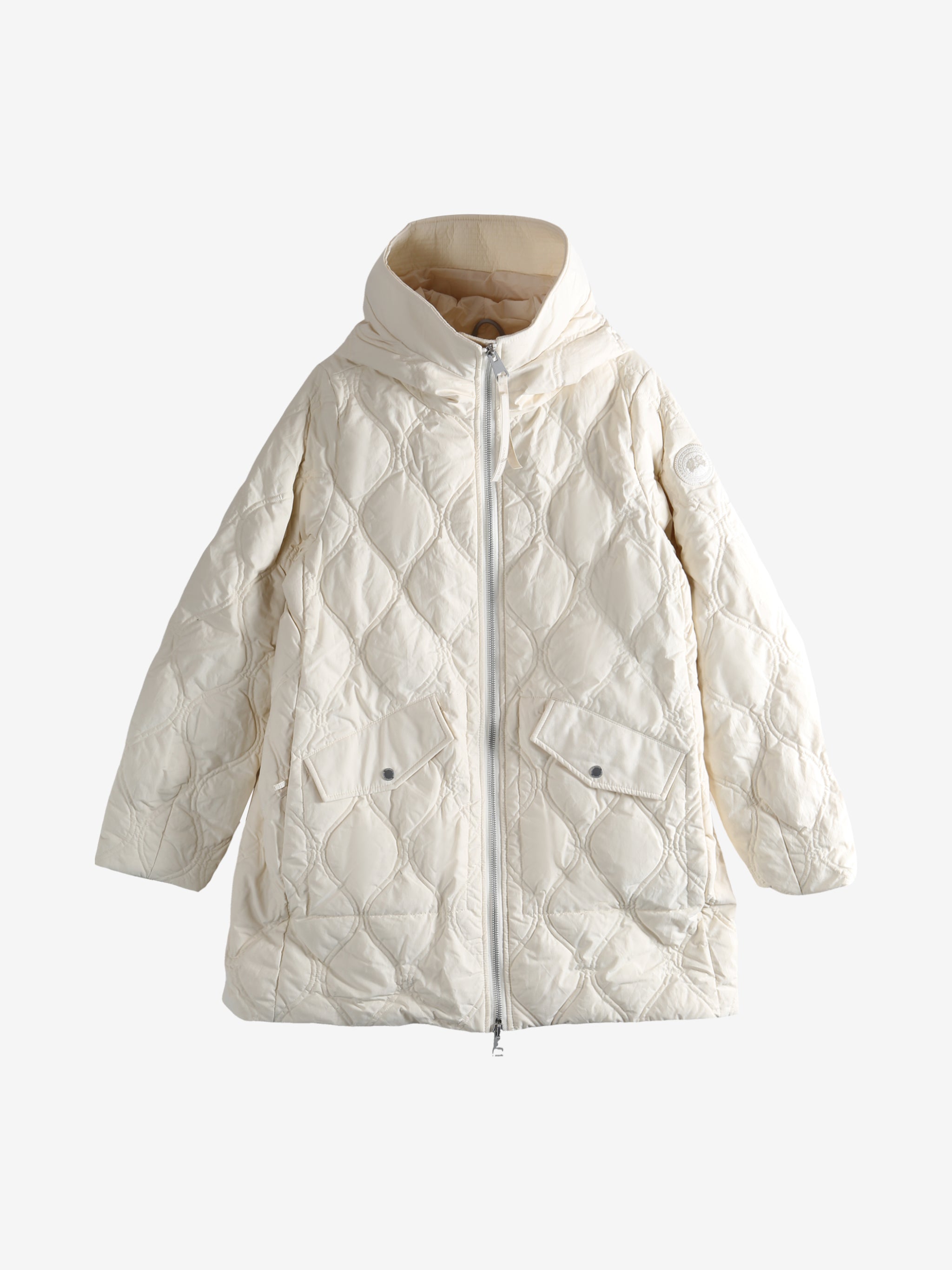 White coat, front view