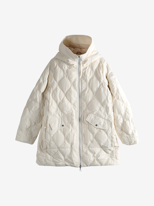 White coat, front view