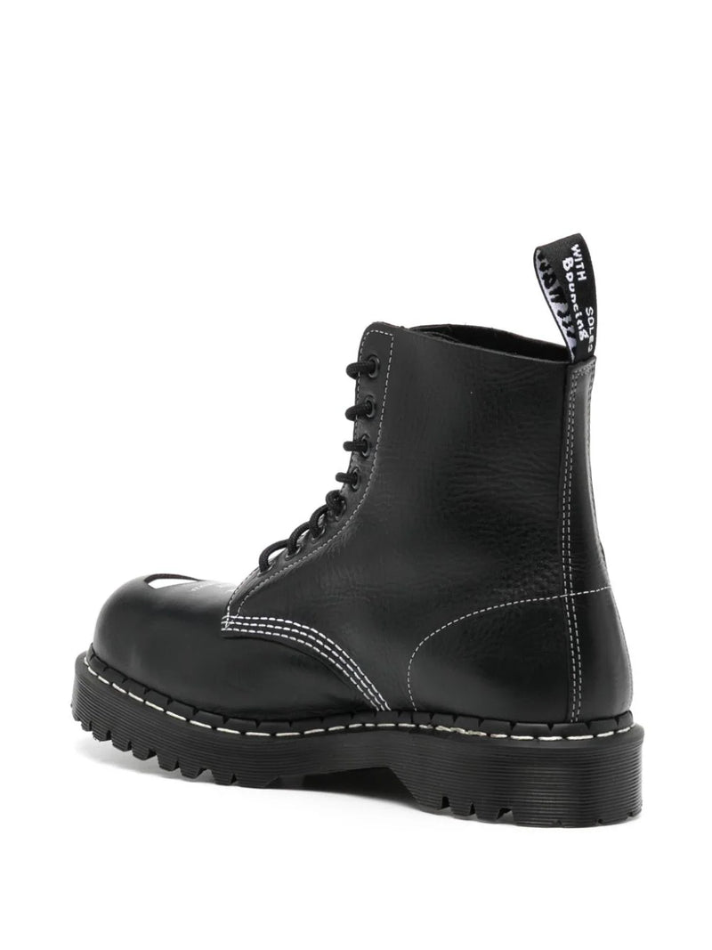 DR. MARTENS 1460 Pascal Bex Exposed Steel Toe Lace Up Boots