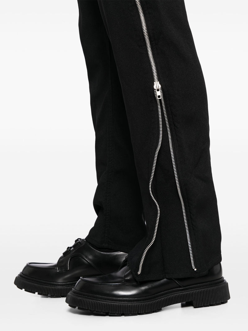 COMME DES GARCONS BLACK Women Double Zipper Line Pants
