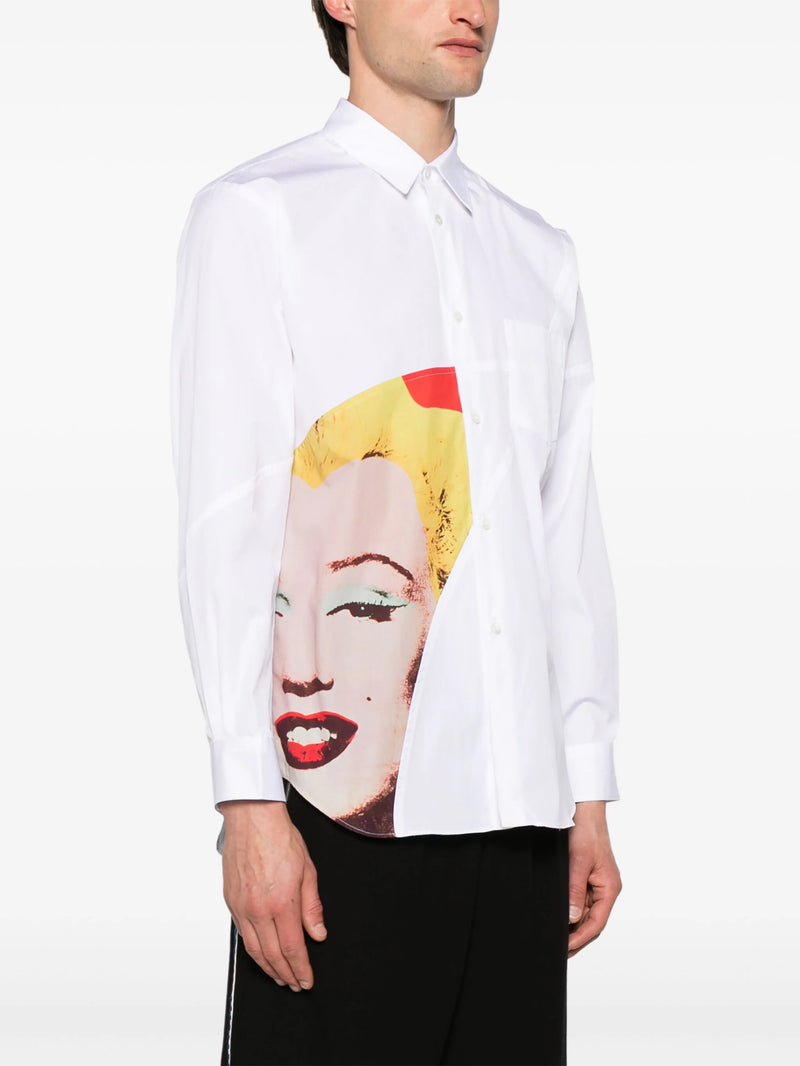 COMME DES GARCONS SHIRT Men Marilyn Monroe Graphic Shirt