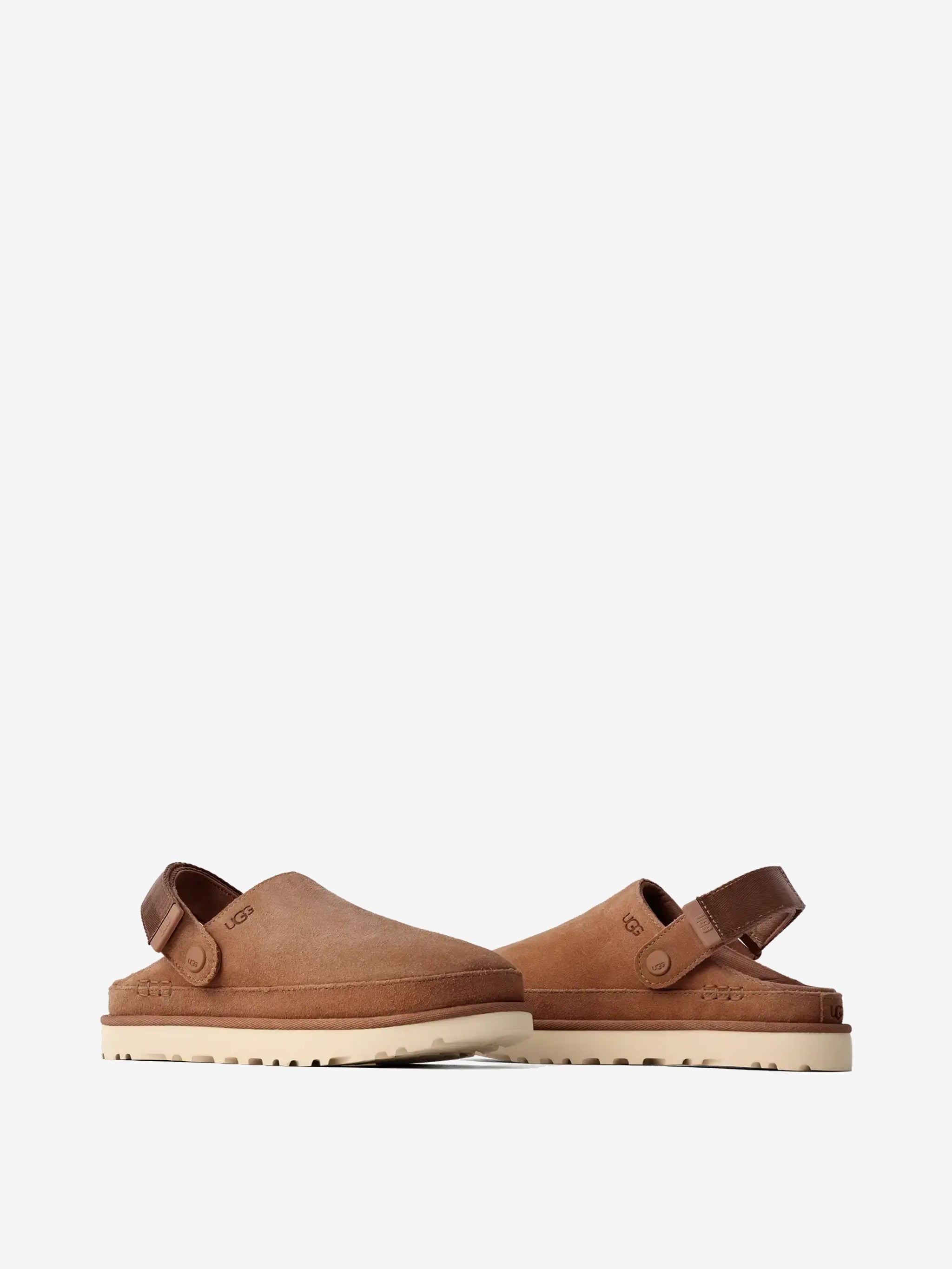Brown shoes, side view