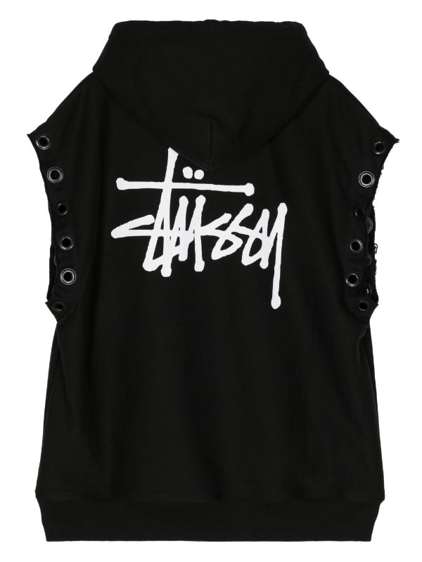 JUNYA WATANABE X STUSSY - Men Sleeveless Hoodie