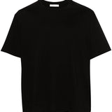 Black t-shirt, front view