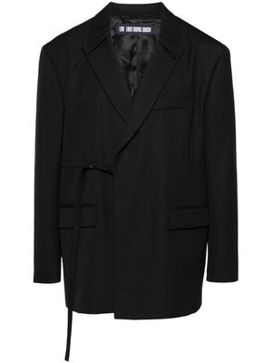 LOUIS GABRIEL NOUCHI Unisex With Double Collar Double Breasted Jacket