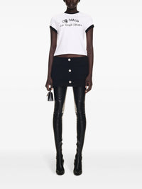 OFF-WHITE - Women EMBR Script Type Fitted Tee