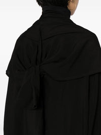 Y'S Women U-Back Tied Coat