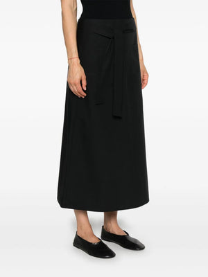 TOTEME - Women Tie-Waist Cotton Skirt