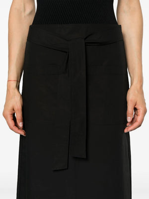 TOTEME - Women Tie-Waist Cotton Skirt