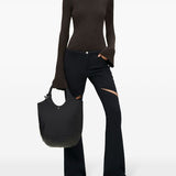 COURRÈGES - Women Ellipse Zipped Twill Pants