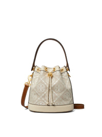 TORY BURCH - Women T Monogram Embossed-logo Bucket Bag