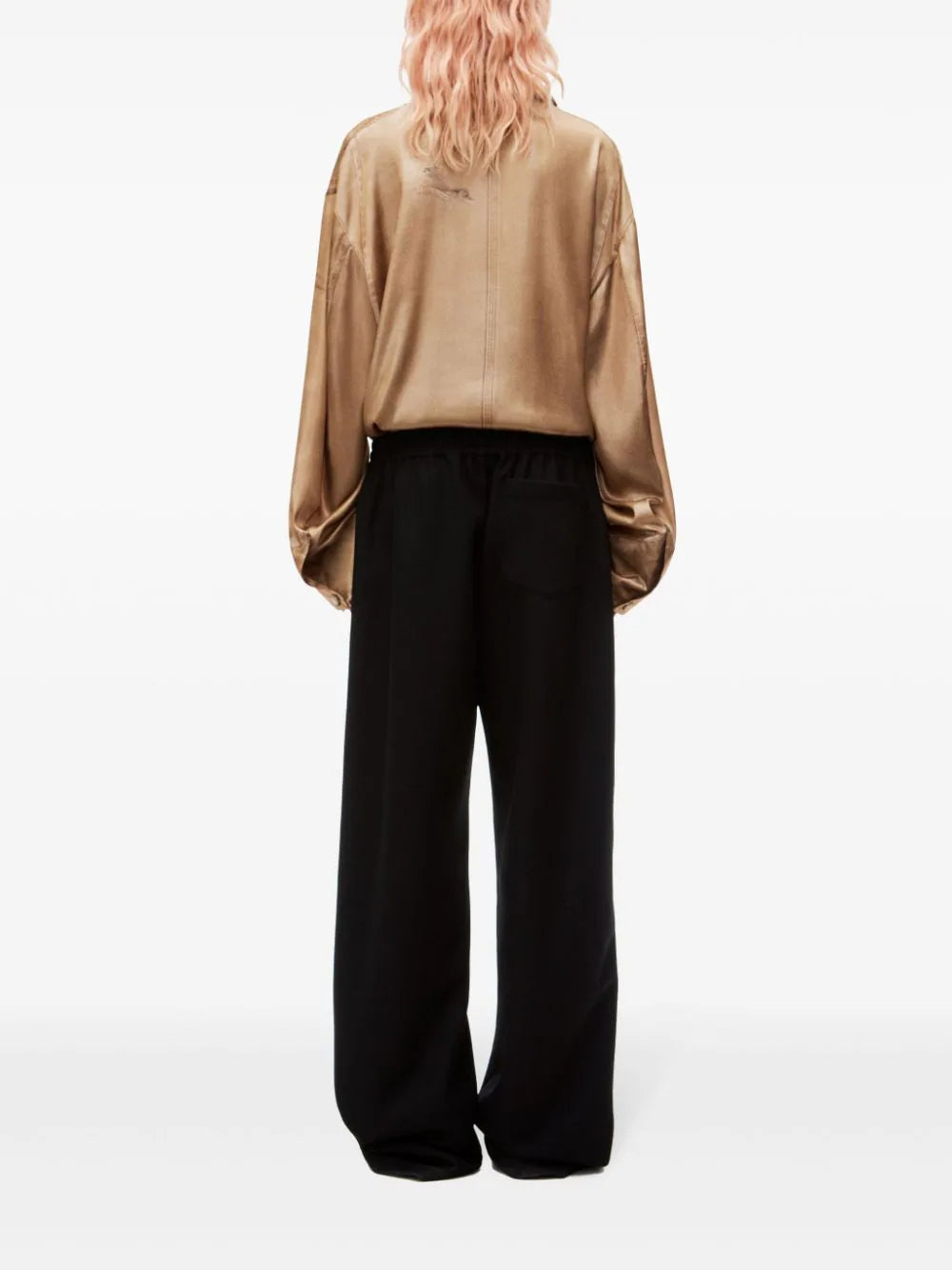 T BY ALEXANDER WANG - Women Track Pant W/Logo Webbing Tape