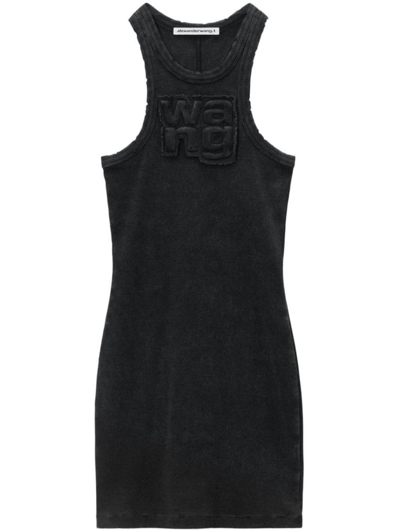 T BY ALEXANDER WANG - Women Distressed Edge Mini Dress