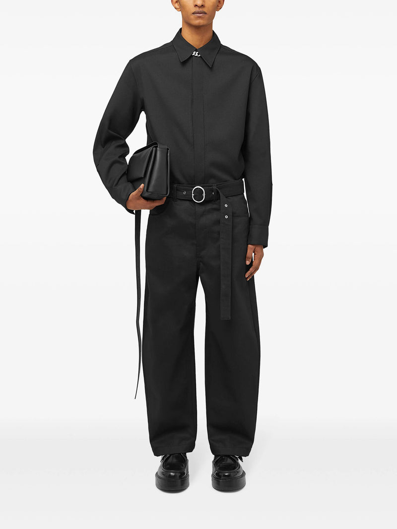 JIL SANDER - Men Detachable Belt Trousers