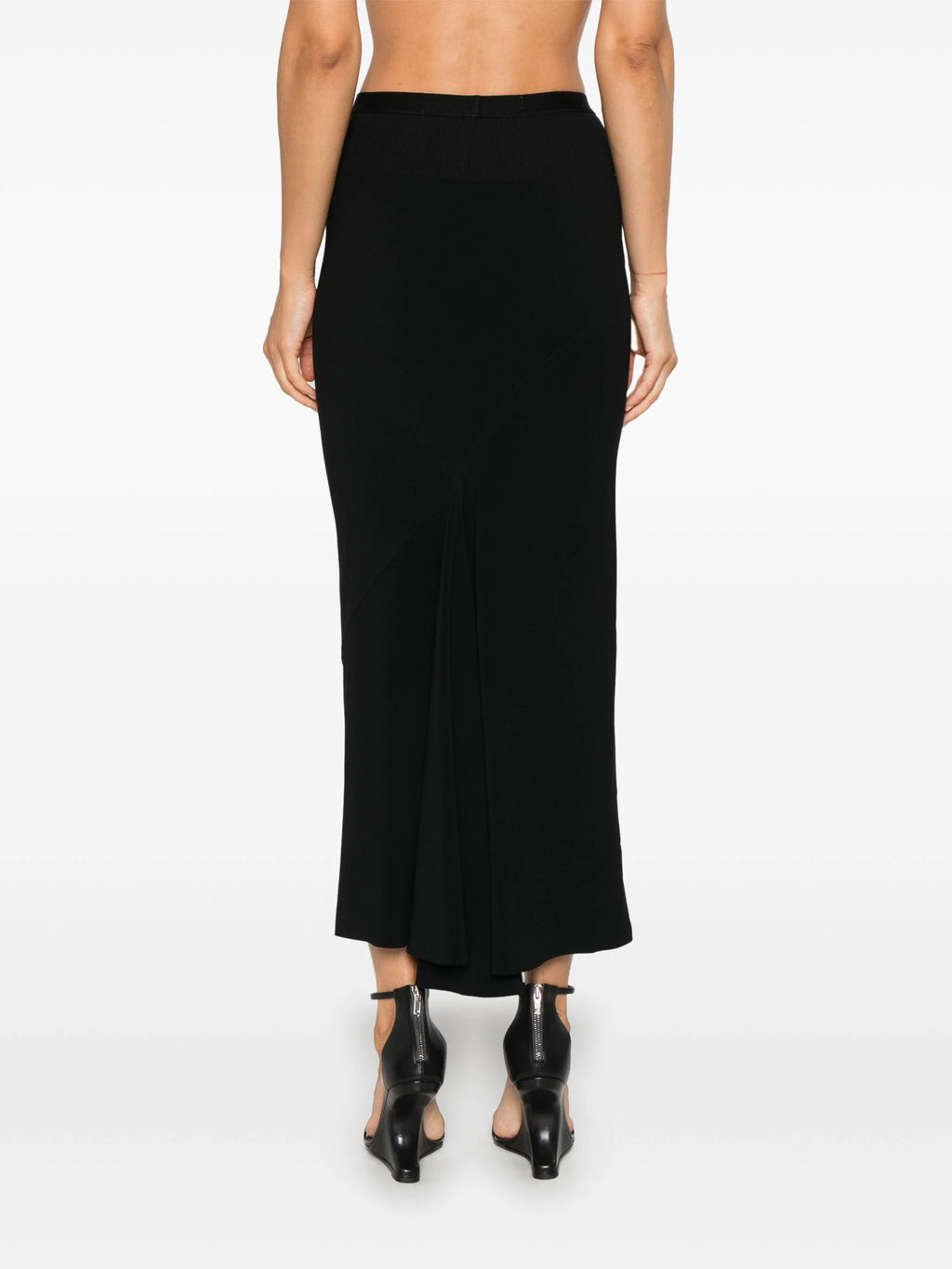 RICK OWENS - Women Calf Bias Skirt