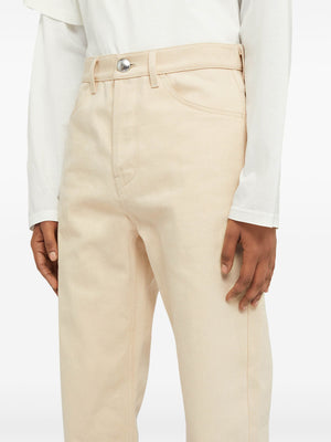 JIL SANDER - Men Mid-Rise Straight-Leg Denim Jeans