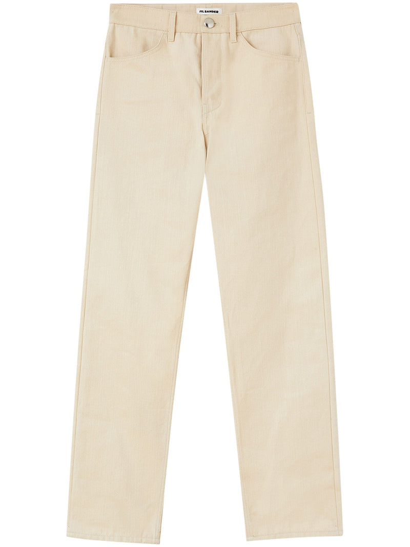 JIL SANDER - Men Mid-Rise Straight-Leg Denim Jeans