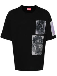 DIESEL Men T-Boxt-Slits-Q10 T-Shirt