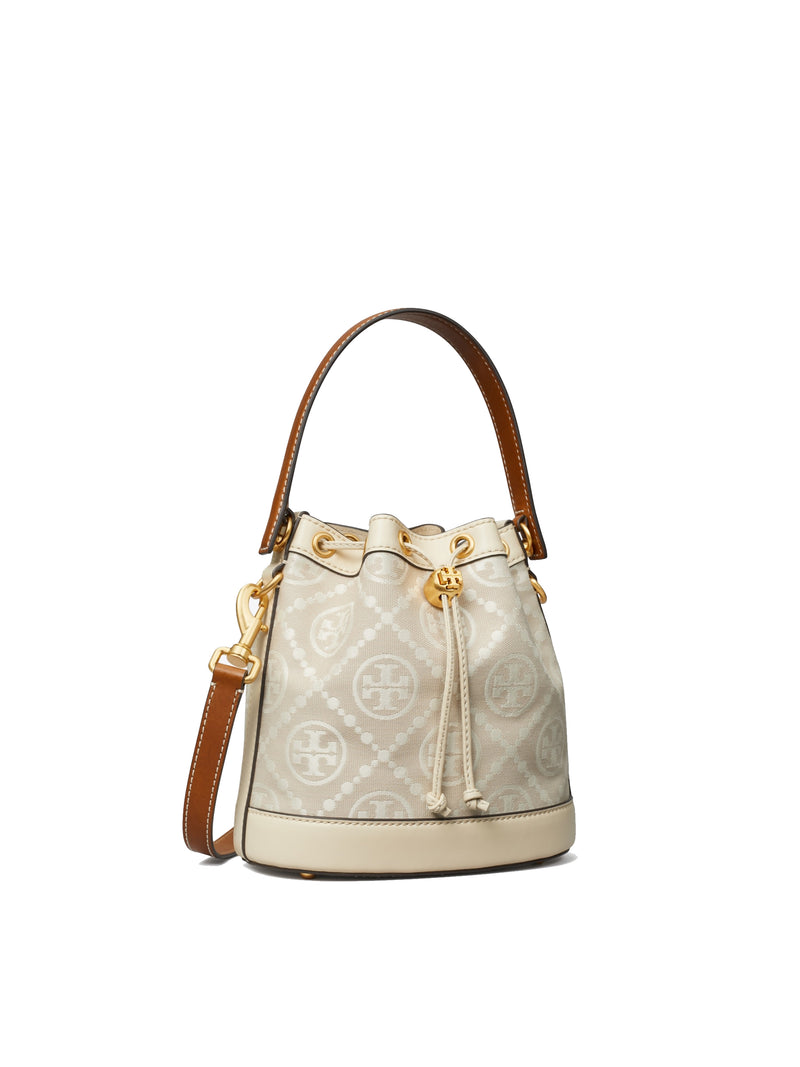 TORY BURCH - Women T Monogram Embossed-logo Bucket Bag