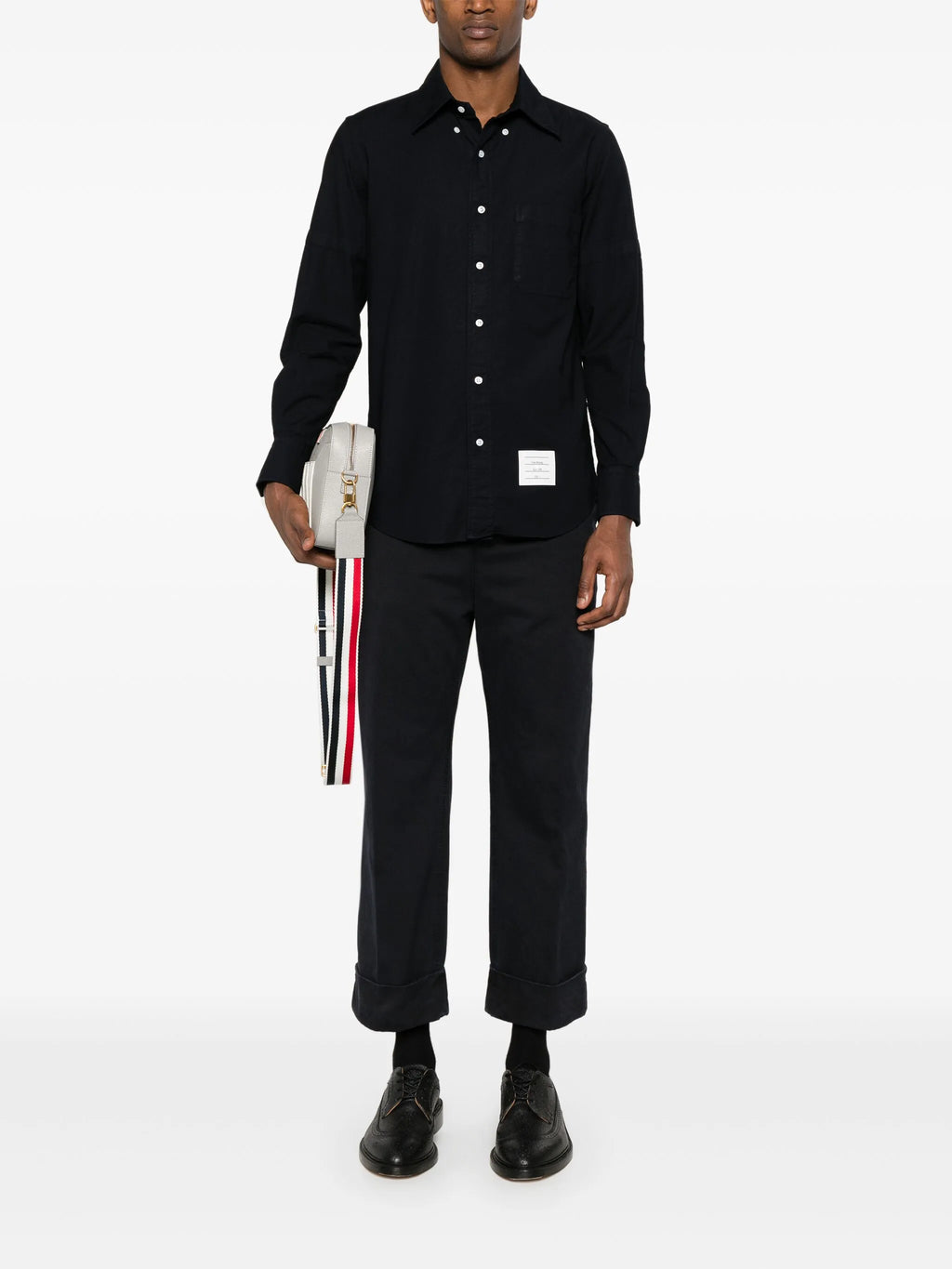 THOM BROWNE - Men Straight Fit Shirt